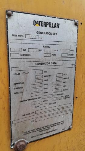 CAT 3516 genset